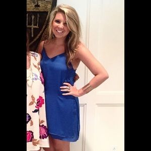 Blue Honey Punch Shift Dress